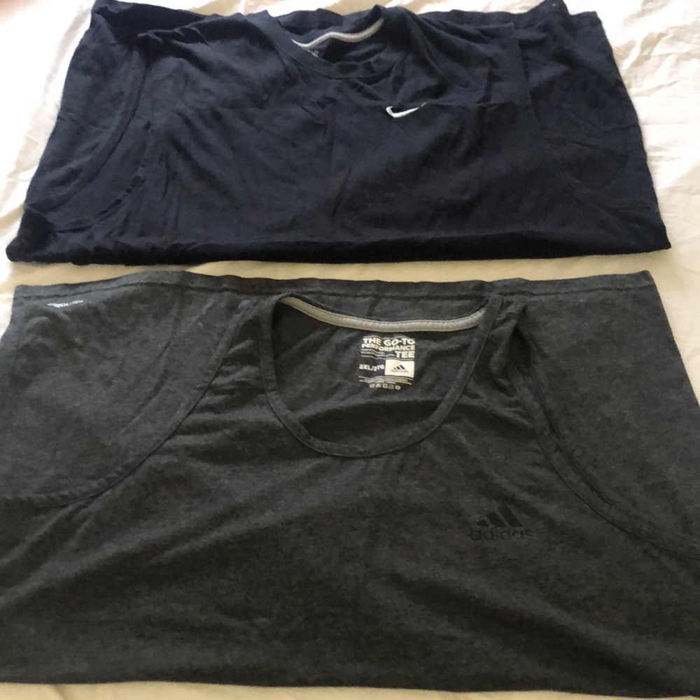 Nike & Adidas tank tops .